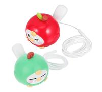 WESIEVYA 2 pezzi di fischietti giocattolo per bambini: simpatico fischietto a forma di a forma di frutta, strumento musicale giocattolo educativo per la scuola, lo sport, le feste di Halloween