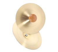 WESIEVYA 2 Pezzi Piatti Dita Danza Ventre Strumenti Musicali Rame Suono Nitido Sicuro Durevole Design Semplice Indossare Facilmente Bambini Hobby