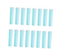 WESIEVYA 20 Pezzi Tubi per Composizioni Floreali in Plastica Blu Tappi in Gomma, Conservazione dell'Acqua Senza Perdite per Fiori Freschi, per Negozi di Fiori e Artigiani
