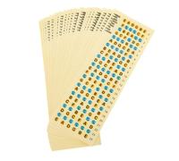 WESIEVYA 20pezzi Adesivi Per Chitarra Di Etichettper Note e Scale Facili Da Applicarper Chitarre Elettriche e Acustiche Design Professionale Per Apprendimento Veloce Delle Accordature