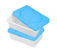 WESIEVYA 2pezzi Contenitore per Salviette per Ragazza di Plastica Scatola per Salviette con Coperchio Antipolvere per Casa e Viaggio e Fazzoletti per Bagni e Camerette dei Ragazza