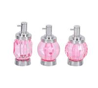 WESIEVYA 3 flaconi di profumo in miniatura: flacone cosmetico in miniatura per casa delle bambole - Decorazione per micro scene di case da gioco, modellini da collezione in per esposizione, argento