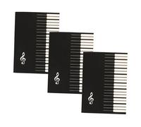 WESIEVYA 3pezzi Per Manoscritti Musicali Per Esercitarsi i Principianti Chitarra Libro Spartiti Portatile Resistente All