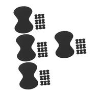 WESIEVYA 4 Set Di Manicotti Per Plettri Per Chitarra in Silicone Antiscivolo Autoadesivi Di Per Plettri Elettrici/acustici 10 Pezzi*4