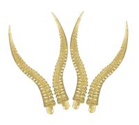 WESIEVYA 4pezzi Antlers Headband Decorazione Con Corna Di Pecora Artificiali Accessorio Per Cosplay Feste e Mascherate Simulazione Estetica Stile Gotico