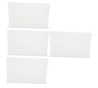 WESIEVYA 4pezzi Paraspruzzi per PVC Protezione Antispruzzo per e Doccia Facile Installare Accessorio Resistente per Mantenere Asciutto