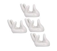 WESIEVYA 4pezzi Supporti Per Ocarina Ceramica Base Stabile Per Buche Accessorio Per Strumenti Musicali Design Ergonomico Per Esposizione e Conservazione