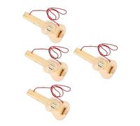WESIEVYA 4sets Kit Di Assemblaggio Ukulele Di Materiale Fai Da Te Per Piccole Chitarre Giocattoli Educativi Per Ragazzo Ragazza Stimola La Creatività e La Comunicazione
