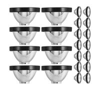 WESIEVYA 50 Pezzi Porta Faretto da Incasso a Energia Solare Paralume Creativo a Forma di Rana, Accessori per Faretti LED da Giardino, Coprilampada Piccolo per Illuminazione Riutilizzabile