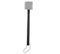 WESIEVYA Bacchetta per grancassa con testa in schiuma, mazzuolo per timpani, lunghezza 32 cm, ideale per principianti, studenti, allenamento quotidiano, spettacoli, colore grigio.