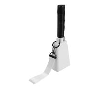 WESIEVYA Campanacci per sport, strumenti per fare rumore, campanacci per partite di calcio, feste, lauree, strumento musicale in metallo con cinturino da polso, 23 cm, bianco