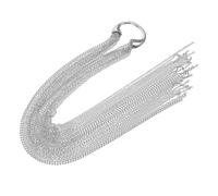 WESIEVYA Catena per Chioma da Donna Nappe Lunghe Accessori per Chioma Eleganti per Feste e Matrimoni Gioielli per la Testa Resistenti e Decorativi per Acconciature da Ballo e Cerimonie