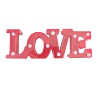 WESIEVYA Centrotavola Luminoso Love Insegna Luminosa a Lettere LED per Decorazioni Romantiche e Matrimoni, Luce Atmosferica Decorativa da Tavolo senza Batterie