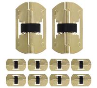 WESIEVYA Cerniere a Molla Installazione Facile ed Elegante in Ferro Oro 10 Pezzi Piccole e Versatili per Scatole in Legno per Scatole Porta Gioie