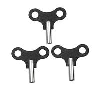 WESIEVYA Chiave Per Orologio in Metallo 3 Pezzi, Accessorio Per Orologi Da Parete, Strumento Portatile Manico Ergonomico, Per Uso Casalingo