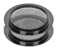 WESIEVYA Copertura Foro Sonoro per Chitarra 2 Pezzi in Metallo Nero, Accessorio Leggero e Facile da Installare per Chitarre e Resonator Guitar