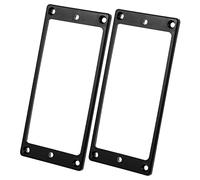 WESIEVYA Cornice Per Pickup Chitarra Elettrica Set Da 2 Pezzi Telaio Di Copertura in Plastica Resistente Installazione Facile e Veloce Accessori Per Chitarra Compatibile Pickup Elettrici