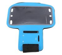 WESIEVYA Fasce per Braccia in Neoprene Blu con Pellicola Sensibile al Tocco e Tasche Porta Soldi e Chiavi per Running e Sport All'aperto