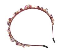 WESIEVYA Fascia Barocca Cristallo con Scintillanti Cerchietto per Sposa e Accessorio Versatile per Matrimoni e Celebrazioni