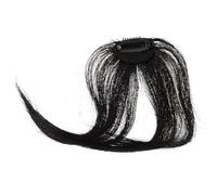 WESIEVYA Frangia con Clip in Chioma Umani Marrone Extension con Frangia Istantanea Invisibile per Tutti i Tipi di Chioma e Uso Quotidiano