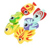 WESIEVYA Giocattoli per 6 Pezzi in Plastica Divertenti e Colorati a Forma di Pesce da Piscina per Giochi Estivi in Piscina per Ragazze e Ragazzi