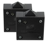 WESIEVYA Interruttore Luce Armadio 2 Pezzi 2a 12v-250v Automatico Nero Viti, Facile da Installare per Luci Armadio e Luci Guardaroba Porte e Finestre