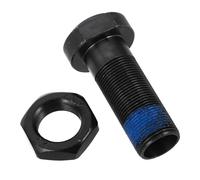 WESIEVYA Manicotto per perno per asse sedia a rotelle - Adattatore ricevitore di ricambio ad alta resistenza per tubo per asse ruota posteriore, ideale per uso domestico o clinico (filettatura da 16