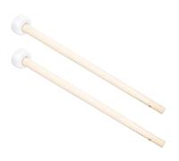 WESIEVYA Martelletto per Gong in Legno e Gomma Impugnatura Comoda, 2 Pezzi per Performance Professionale di Strumenti a Percussione