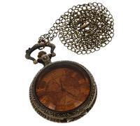 WESIEVYA Orologio Da Tasca Mappa Del Mondo Orologio Vintage Retrò Quarzo in Rilievo Per Padre E Nonno