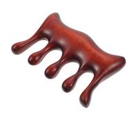 WESIEVYA Pettine Antistatico in Legno di Sandalo per Massaggio e Cura Chioma, Pettine da Massaggio Capelluto per Stimolare Circolazione e Riequilibrare Sebo, Strumento Compatto per Uso