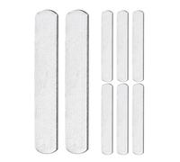 WESIEVYA Piastre in Acciaio Ponderate 8 Pezzi per Gilet e Leggings Zavorrati, Kit Pesi Regolabile per Allenamento Forza Corpo, Attrezzatura Fitness per Corsa e Sollevamento Pesi