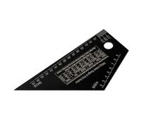 WESIEVYA Righello Per Misurazione Delle Della Chitarra Strumento Livellamento Fret Rocker Per Liutai Alta Precisione e Design Moderno Per Musicisti e Appassionati Chitarra