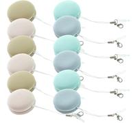 WESIEVYA Salviettine per Pulizia Schermo e Occhiali 12 Pezzi in Pp e Silicone, Compatte e Pratiche, per Conservare in Borsa o Zaino