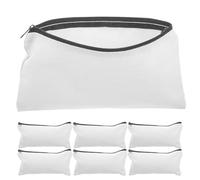 WESIEVYA Set da 10 Astucci in Tela Chiara Multifunzionali per Matite e Cosmetici, Facili da Trasportare, per Viaggi e Organizzazione, Realizzati in Tela Resistente Colore Colore Casuale