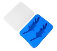 WESIEVYA Stampo per Ghiaccio in Silicone 3d Creativo a Forma di Coccodrillo, Facile da Pulire, Grande Dimensione, per Uso Domestico e Bar