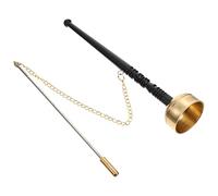 WESIEVYA Strumento Buddhista Yin Qing Rame Utensile Rituale Per Meditazione e Cerimonie Design e Resistente Per e