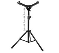 WESIEVYA Supporto per Rullante Pieghevole in Lega Nera Capacità di Carico Potenziata e Gambe Ampia Spaziatura per Esercitazioni Musicali