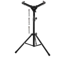 WESIEVYA Supporto per Rullante Pieghevole in Lega Nera Capacità di Carico Potenziata e Gambe Ampia Spaziatura per Esercitazioni Musicali