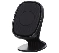WESIEVYA Supporto Telefono Magnetico per Auto in Silicone Nero, Rotante a 360°, Design Salvaspazio e Antivibrazione per Uso Hands-free Sicuro Durante la Guida