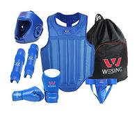 Wesing Professional Men Women MMA Arti Marziali Boxe Muay Thai Sparring Competition Gear Set con Borsa
