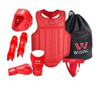 Wesing Professional Men Women MMA Arti Marziali Boxe Muay Thai Sparring Competition Gear Set con Borsa