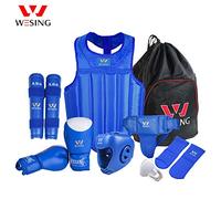 Wesing Professional Men Women MMA Arti Marziali Boxe Muay Thai Sparring Competition Gear Set con Borsa