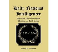 Wesley E Pippen Daily National Intelligencer, Washington, District o (Tascabile)