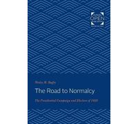 Wesley M. Bagby The Road to Normalcy (Tascabile)