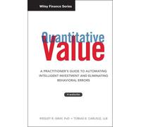 Wesley R. Gray Tobias E. Carlis Quantitative Value, + Web Si (Copertina rigida)