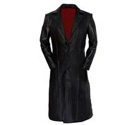 Wesley Snipes Blade - Cappotto lungo da uomo, in vera pelle, per cosplay, Vera pelle., XL