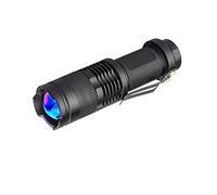WESLITE Torcia UV 365nm, Torcia Ultravioletti Mini Torcia UV Portatile Luce Nera Zoom in Grado di Rivelatore di Denaro Verifica dei Documenti Caccia Fotografia Artistica