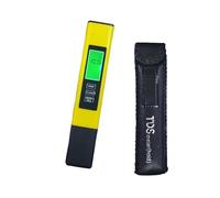 WESLNN Misuratore TDS 3 in 1, Tester Digitale della qualità Del'acqua in PPM for Acque Potabili for Rubinetto, Pozzo, Piscina, Idroponico for Acquari(Yellow)