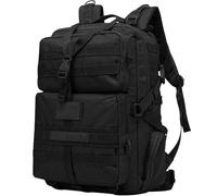 Wesoke 35L tattico militare zaino, Grande Esercito Assault Pack Molle Zaini Borsa per gli uomini, 3 giorni Pack Bug Out Bag Campeggio Trekking Zaino per la corsa esterna Arrampicata, Nero