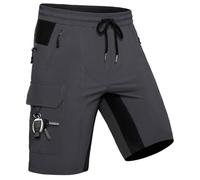 Wespornow Uomo Pantaloncini Chino 020 (XXXL, Grigio)